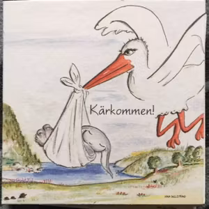 kärkommen efterlängtad  kort
