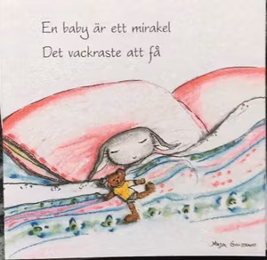 Gratulationskort En baby är ett mirakel
