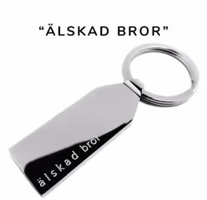 Exklusive Nyckelring C Stockholm älskad bror