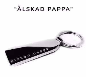 Exklusive nyckelring C Stockholm älskad pappa