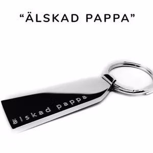 Exklusive nyckelring C Stockholm älskad pappa
