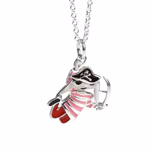 Pirat kanin silverhalsband barnhalsband