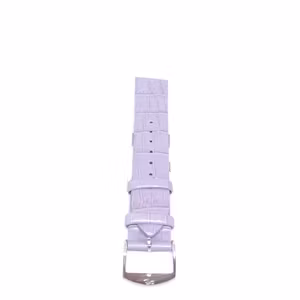 Klockarmband ljuslila präglat läderarmband