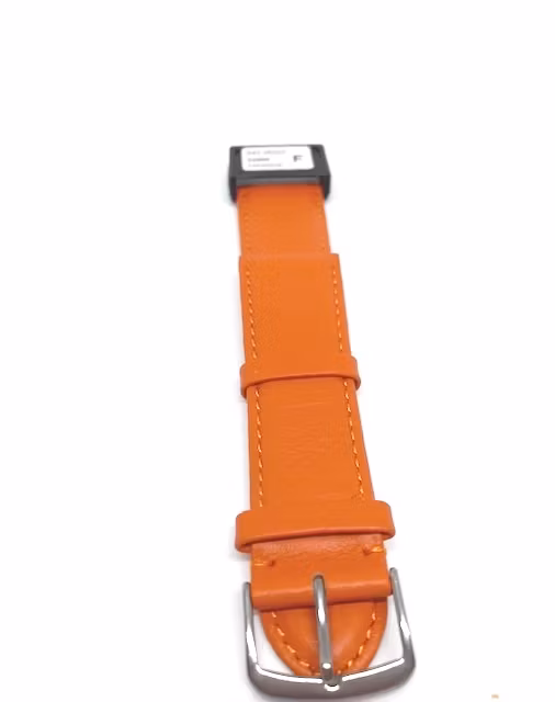 Tufft klockarmband Orange i Åkta läder hos Ericsson Ur och Guld