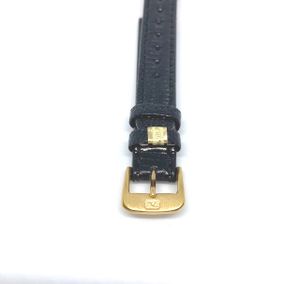 Klockarmband - Svart lizard  läderarmband