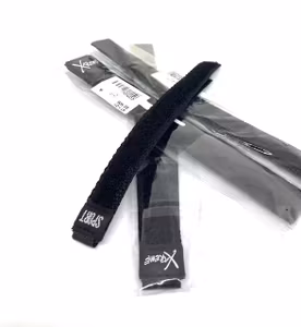 Klockarmband -  svart kardborrearmband