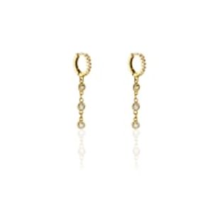 hanging  tripple hoop gold via stenar