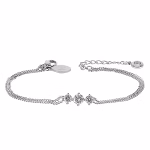 Astrid och Agnes Ida tripple armband stål