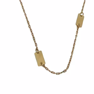 Gudlhalsband Scoop 18k