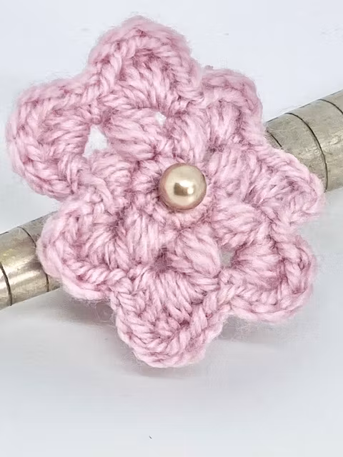 Handgjord virkad rosa ring Design Jemasmix hos Ericsson Ur och Guld