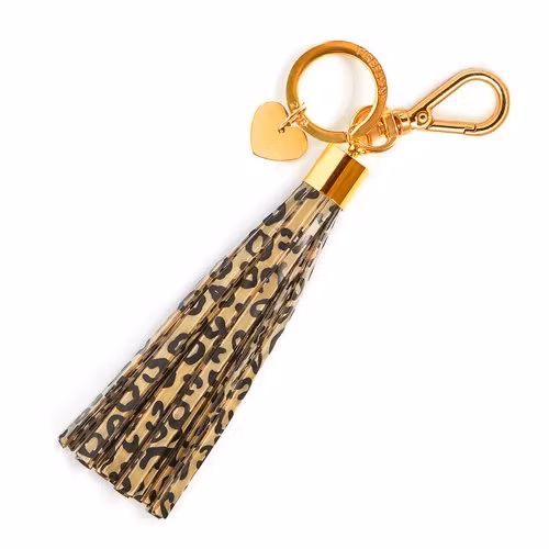 Firefly reflectors tassel leopard tofsreflex med leopard mönster