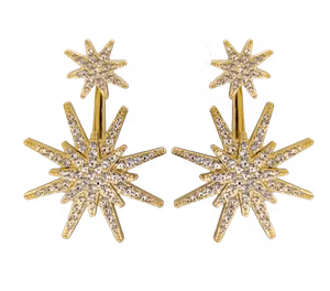 Alfa Star Earings Örhänge gold Ioaku