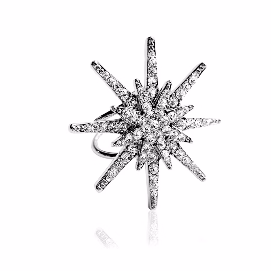 Alfa star ring silver Ioaku