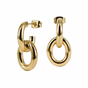 Nyhet  -  Ruby örhänge  guld