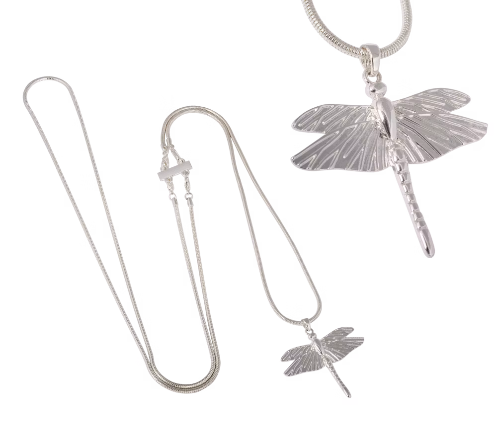 Köp nu: "Dragonfly Mini Halsband Silver Ioaku"