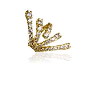 Sparkle Sunfeather Ring gold Ioaku- reglerbar ring