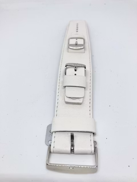 Vintage klockarmband  60-tals Go-Go band Far vit Bredd 18 hos Ericsson Ur och Guld