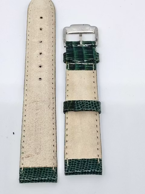 Original grön Ödleskinn Klockarmband till Certina DS hoa Ericsson Ur och Guld