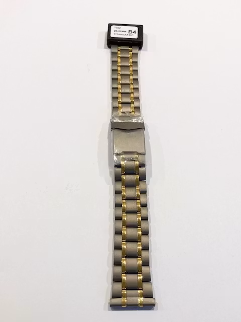Titan klockarmband bicoloured Passar till 20- 22 mm bredd Finns hos www.ericssonurochguld.se