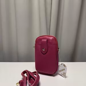 Cerise Mobilväska Milla i Äkta Läder