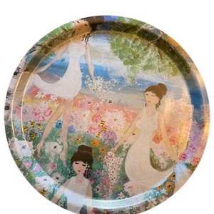 Bricka 31 cm Dansa på ängen