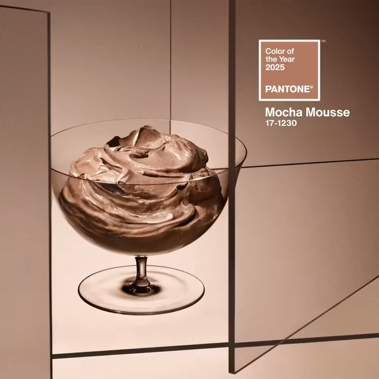 trend färg 2025 mocha mousse lånad bild