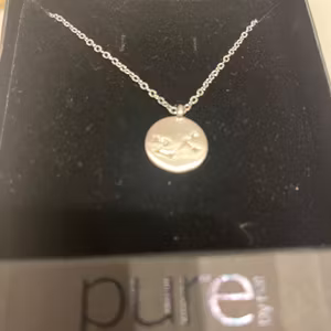 Stjärntecken halsband Skorpion silver