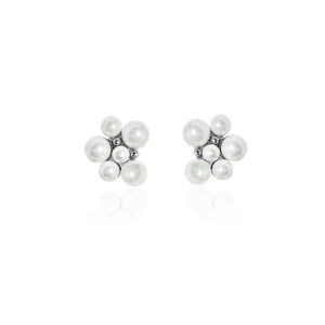 Berry Pearl studs örhänge silver Ioaku