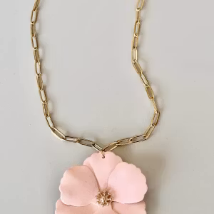 Rosa blom halsband by odahl