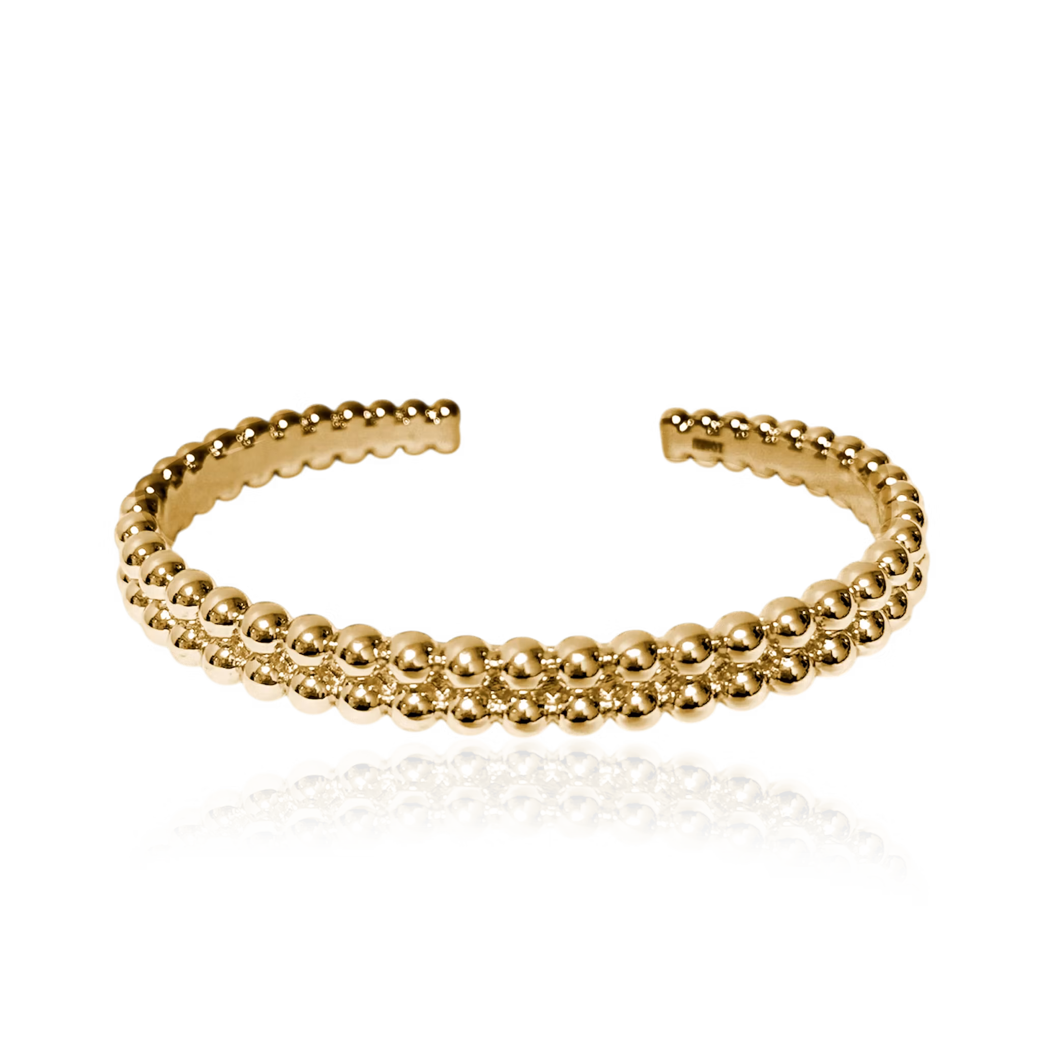 Armband cuff armring guldfärg Ioaku Bold Berries