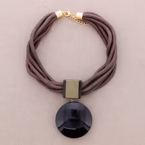 Halsband svart hänge Sonata