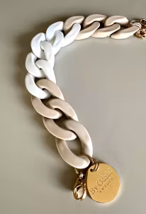 Armband vitt beige by Odahl