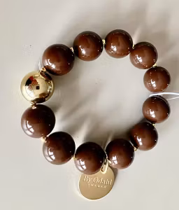 Brunt armband kulor byodahl