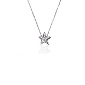 Starlumen crystal halsband  stjärna  75cm Ioaku