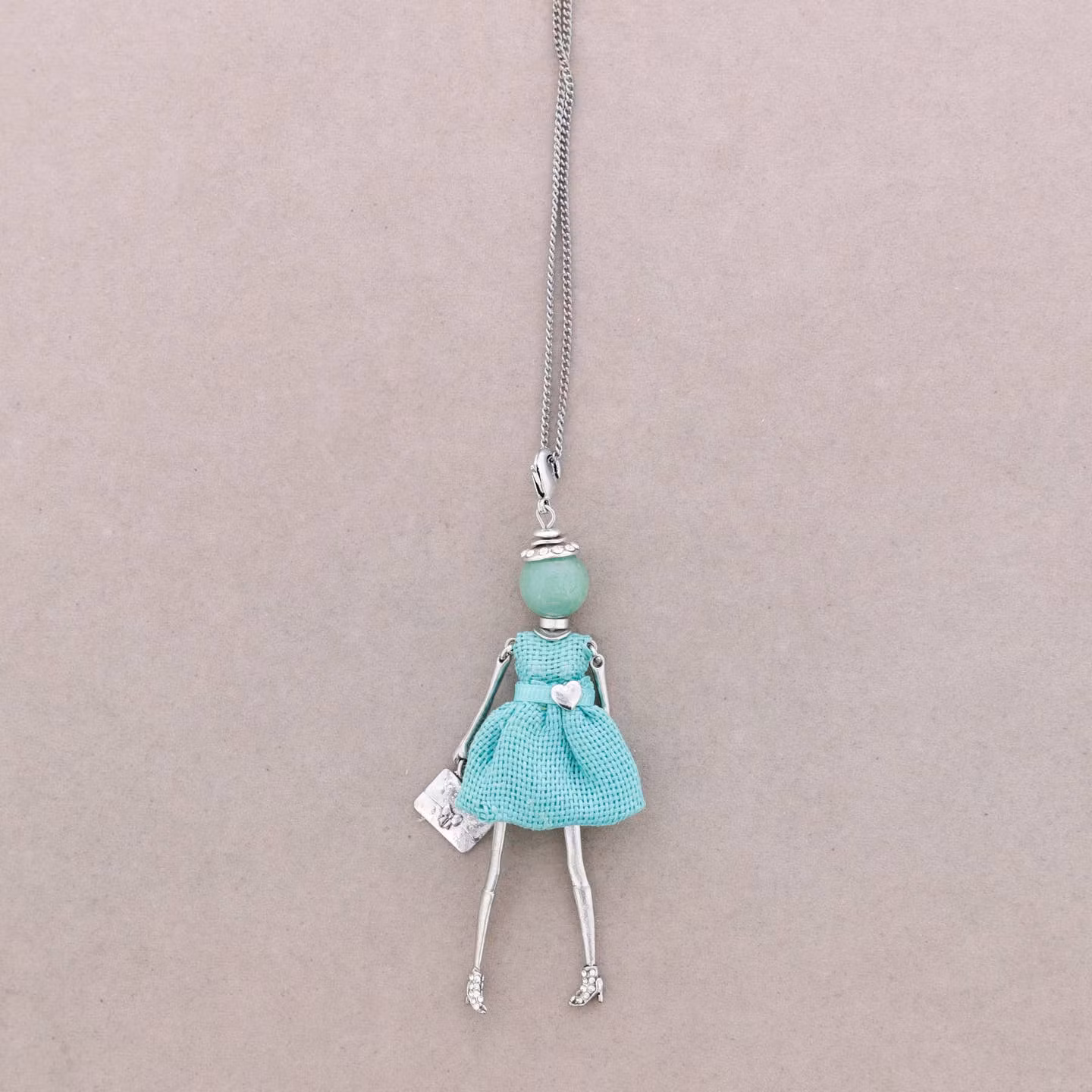 Turkos Fashiondoll halsband
