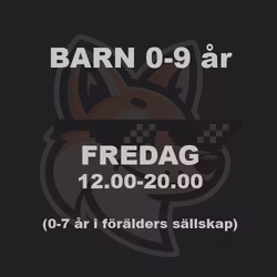 Barn 0-9 år Fredag