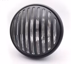 7 tums framlampa med grill.