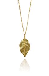 BOKLÖV HALSBAND MÄSSING