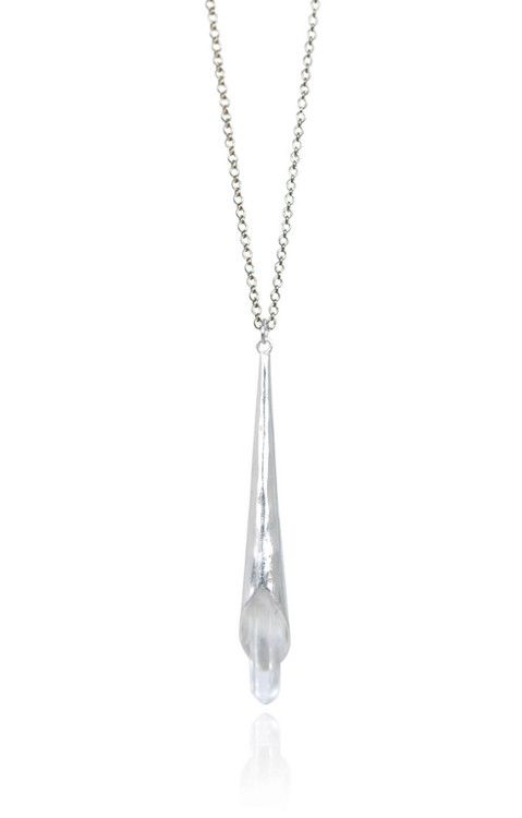 CRYSTALCONE HALSBAND MÄSSING