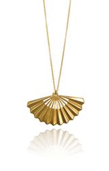 SOLFJÄDER HALSBAND MÄSSING