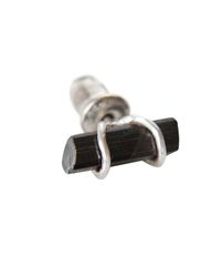 PENCIL STUD MED SVARTGRÖN TURMALIN I 925 SILVER