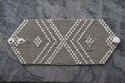 LARGE ARMOUR ARMBAND I FÖRSILVRAD MÄSSING