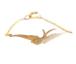 SVALA ARMBAND I MÄSSING