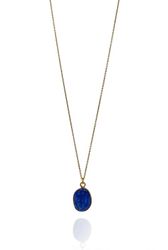 LAPIS LAZULI STONE PENDANT HALSBAND PÅ TUNN KEDJA