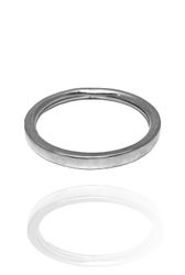 ÖPPNINGSBART ARMBAND I 925 SILVER FYRKANTIGT ARMBAND I RUND MODELL