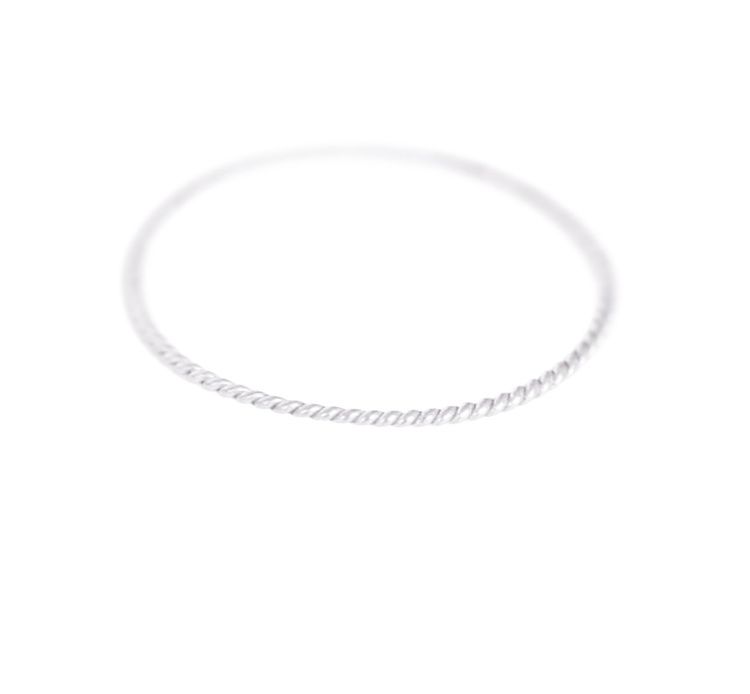 TUNN TWISTED RING I 925 SILVER
