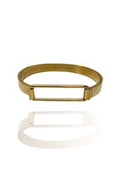 ÖPPNINGSBART ARMBAND REKTANGEL I MÄSSING