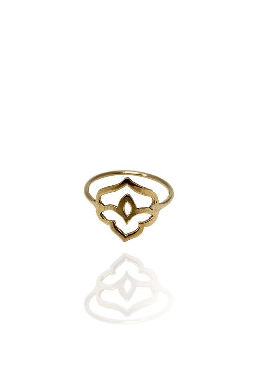LOTUS RING I MÄSSING