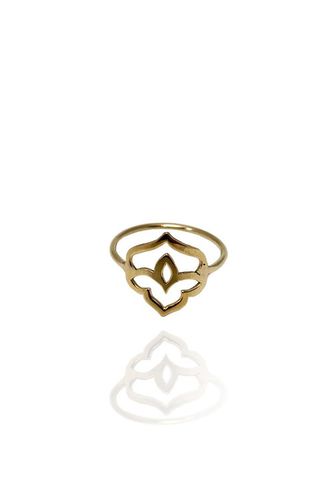 LOTUS RING I MÄSSING