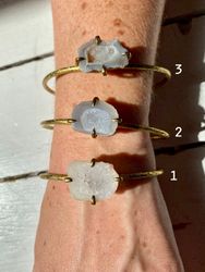 AGAT DRUZY STONE BRACELET